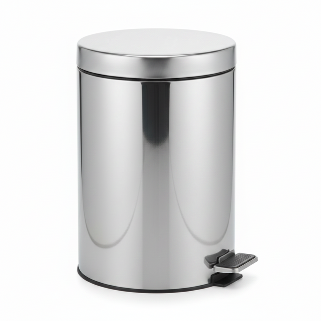 Stainless Steel Pedal Rubbish Bin 12L