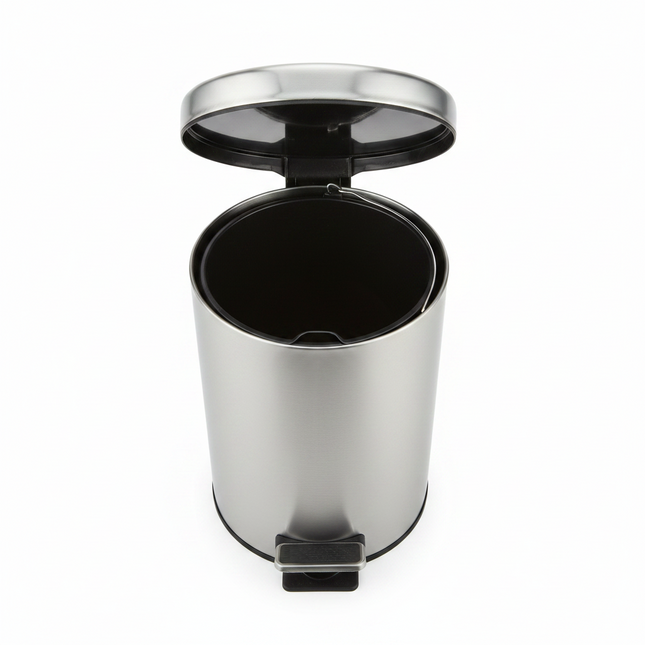 Rubbish Bin Stainless Steel Pedal 8 Litre