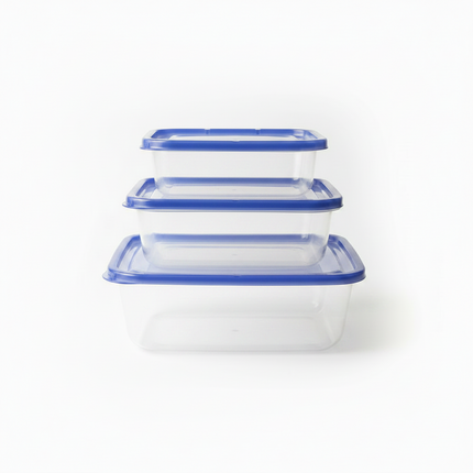Plastic Container Set of 3
