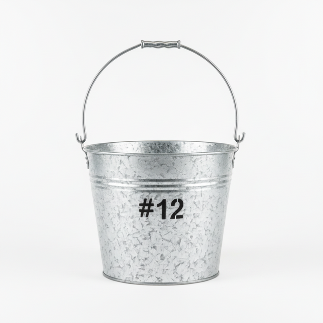 Galvanised Bucket #12