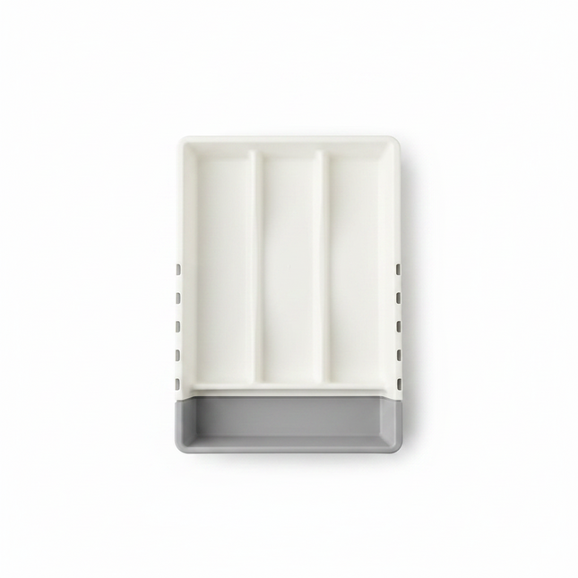 Cutlery Tray Grey & White