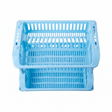 Plastic Dish Drainer Double with Tray