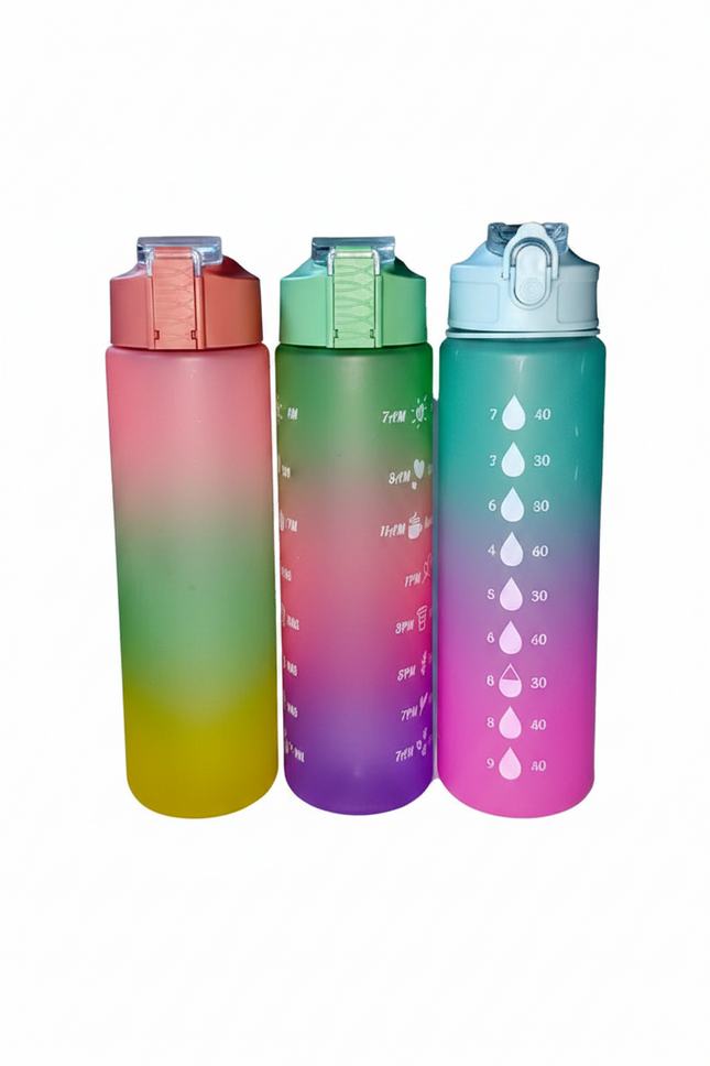 Water Bottle Coloured Plastic