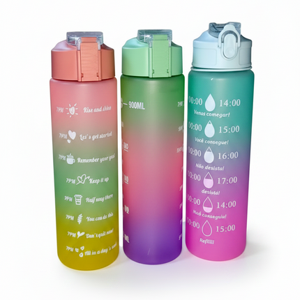 Water Bottle Coloured Plastic