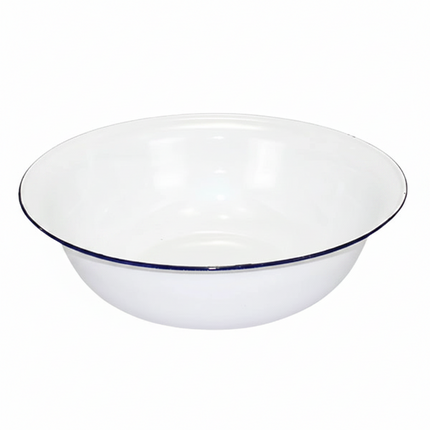 White Enamel Basin 40cm
