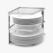 Corner plate storage