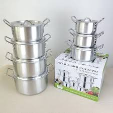 Pot 7pcs set 12 x 18 Stainless Steel